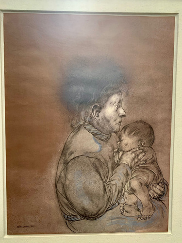 Cuadro Litografía Maternidad Rafael Coronel (Usado)