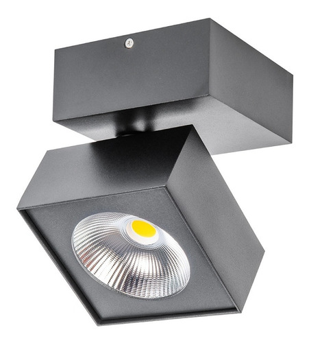 Lampara Ping Sobreponer En Techo Interior Color Negro Tecnolite 13PTLLED210MV30N