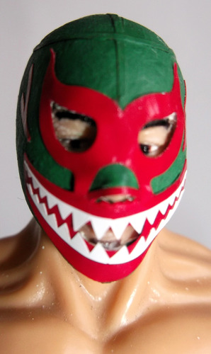 Mil Máscaras Variante Tiburón Figura Custom En Escala 1:12 (Usado)