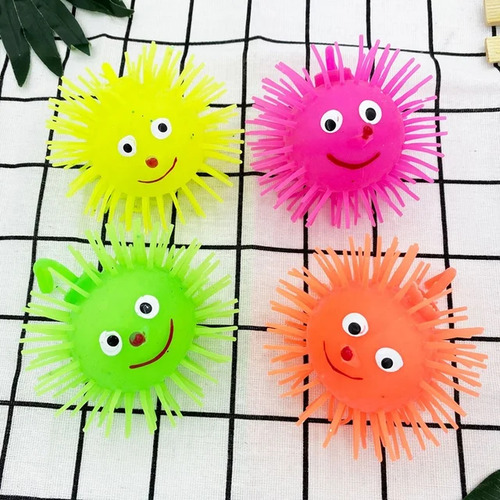 Erizo Luz Grande 12pz Erizo Para Niños Con Luz Regalo Fiesta