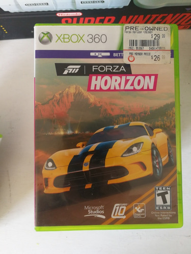 Forza Horizon Juego Xbox 360 Ntsc Usa Fisico 