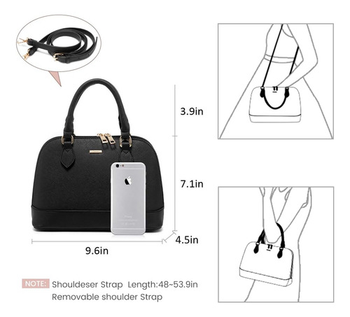 Bolsos Bandolera Pequenos Para Mujer Clasicos Con Doble C...