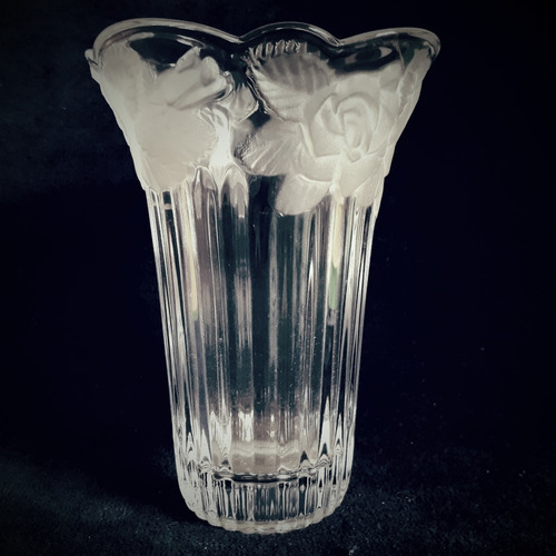 Vaso De Cristal Estilo Lalique