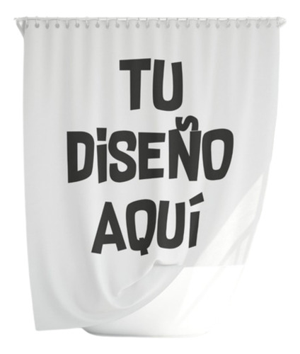 Cortina Baño Resistente Uso Rudo Impermeable Personalizado