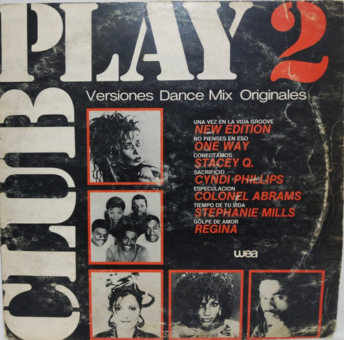 Varios Artistas  Club Play 2 Lp 1987 Argentina
