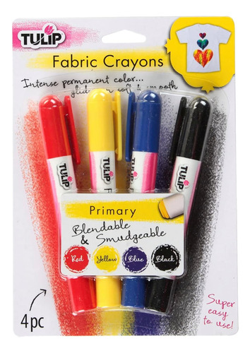 Tulip Fashion Markers Cray Multi Color Stick, Paquete 4 Como