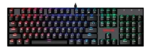 Teclado Redragon Mitra QWERTY Outemu Brown português Brasil cor p...