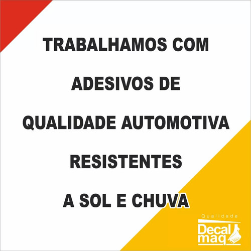 Adesivos Para Retroescavadeira N H B110b - Faixas Decalque