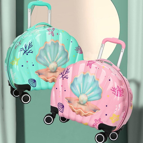 Equipaje Para Niños Maleta Compacta Con Mango De Aluminio