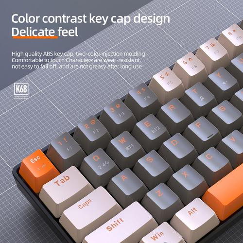 Teclado Ergonómico Inalámbrico Bluetooth