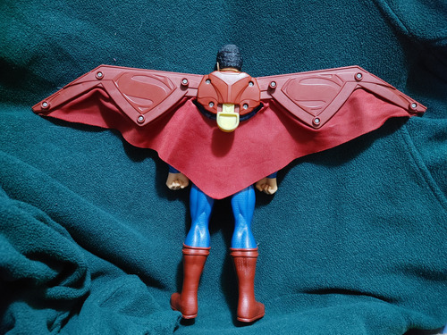 Súper Man Figura Mattel Grande 30cm Baterías Capa Tela (Usado)