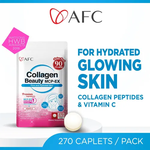 Afc Japan Collagen Beauty Mcp-ex Con Peptido De Colageno Mar