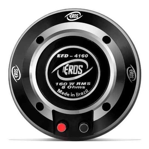 Driver Profissional Eros Efd 4160 - 160w Rms 8ohms Fenólico 