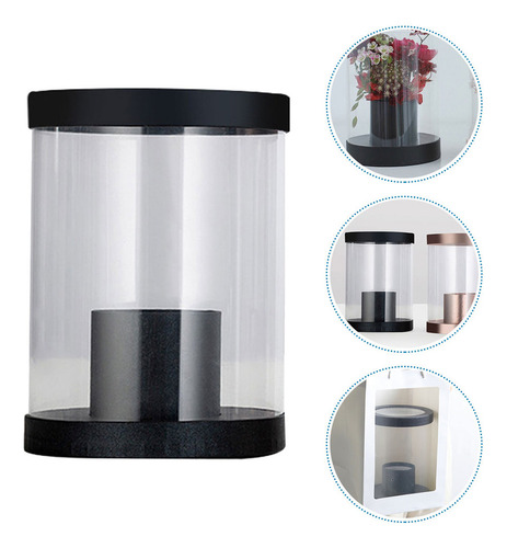 Arreglador Floral Acrílico Para Abrazar Flores, Cubo Con For