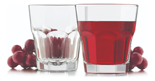 Vasos Crisa Gibraltar Rocas 354 Ml De Vidrio Jgo 12 Pz