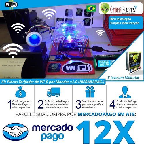 Kit Maquina De Wifi Por Moedas Básica + Mikrotik