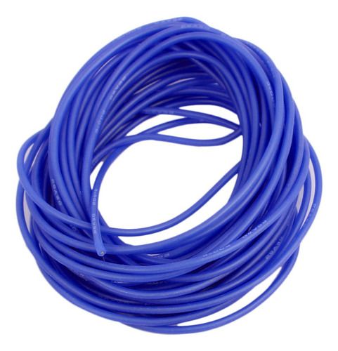Cabl Video Calibre 26awg Cable Cobre Trenzado Flexible Azul
