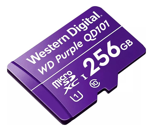 Microsd Wd Purple 256gb Clase-10 Cámaras Resistencia Extrema