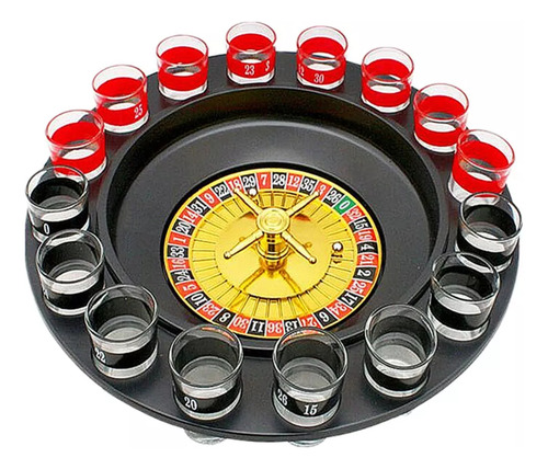Ruleta De Shots Con 16 Caballitos Juego De Casino