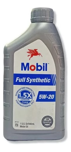 Aceite De Motor 5w20 Full Sintetico Qt Mobil Litro