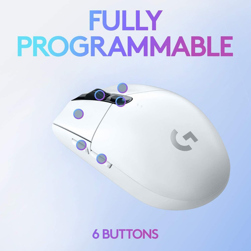 Ratón Para Juegos Logitech G305, Inalámbrico, 12 000 Ppp, 6