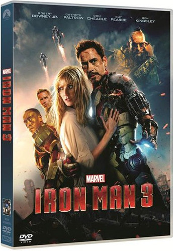 Iron Man 3 Robert Downey Jr Pelicula Dvd