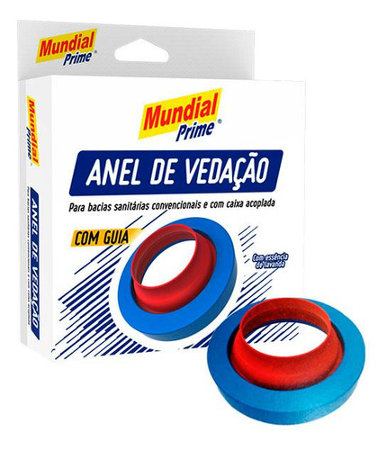 Anel De Vedação Vaso Sanitário Com Guia Mundial Prime