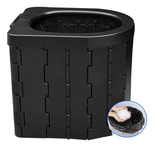 Inodoro Portátil Plegable Porta Potty Car Toilet Campi