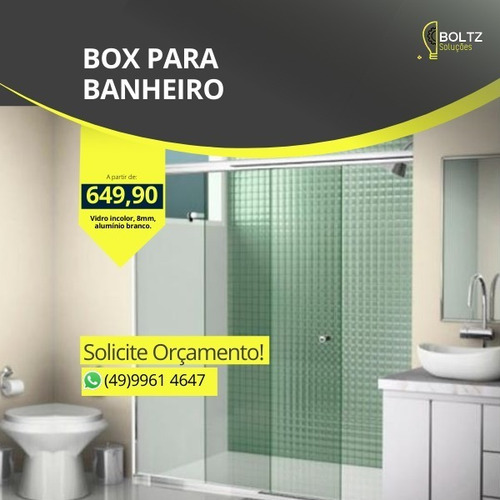 Imagem 1 de 2 de Box Para Banheiro Em Chapecó