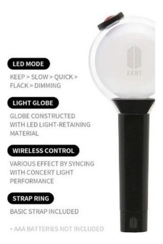 A Bts Army Bomb Ver.4 Light Stick Mapa De Las Mejores