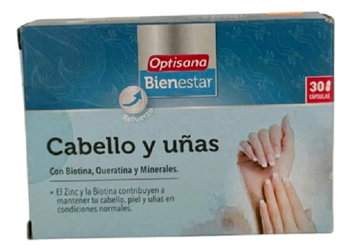 Cabello Y Uñas 30caps Optisana Bienestar