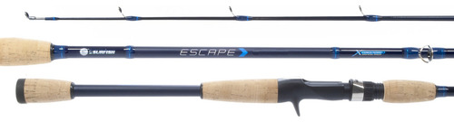 Caña Baitcast Surfish Scape 195 2t 20-30lb 35g Carbono Xfast Color Azul