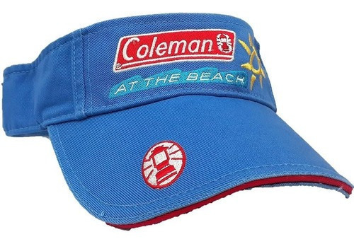Imagen 1 de 2 de Visera Playera Coleman Azul Claro