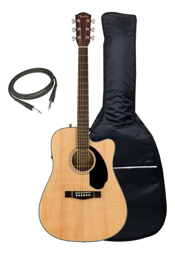 Guitarra Electroacústica Fender Dreadnought Eq + Funda Cuota