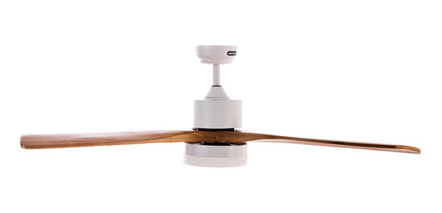 Imagen 1 de 2 de Ventilador de techo Masterfan Aria blanco con 3 aspas color  madera, 52" de diámetro 127 V