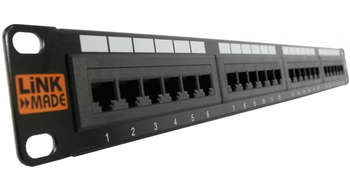 Pp524l 24-rj45 Cat5e Utp Patchpanel 1u | Compratecno