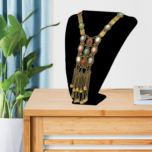 V Collar Colgante Bohemio/cadena De Oro