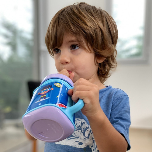Imagen 7 de 10 de 6 Jarro Taza Vaso Infantil Térmico Escolar Niños Nene Nena
