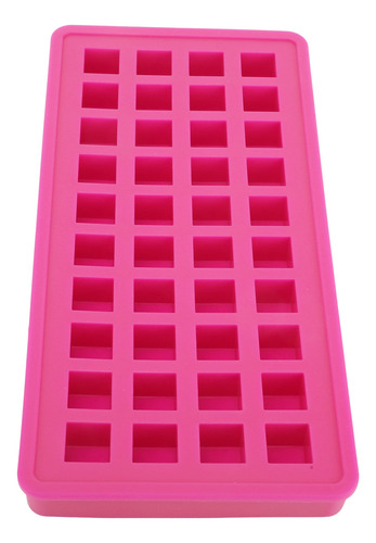 Molde De Silicone Rosa, Bandeja De Gelo De 40 Grades, Cubos