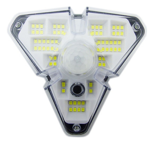 Aplique Solar Led Mini Mod Gl-68, Triangular, Con Sensor.