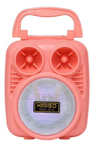 Corneta Kimiso Kms-1182 Rosada 5w Bateria  500mah