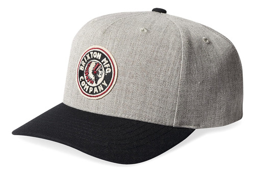 Brixton Rival C Mp Snapback, Heather Talla Única