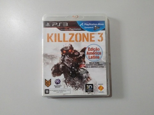 Jogo Ps3 Killzone 3 - Jogo Físico Mídia Original Playstation