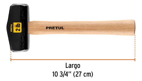 Marro Nevada 2 Lbs. Mango 10-3/4 , Pretul 22215