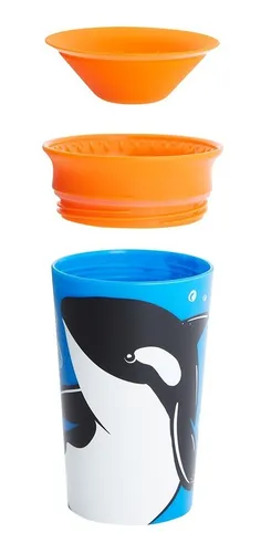 Vaso Miracle Cup 9 Oz Animal Munchkin Orca - B17422