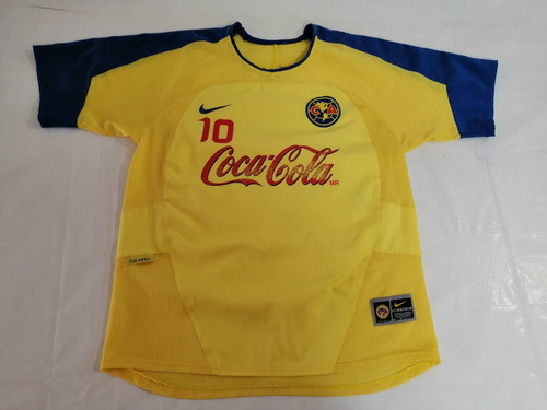 Jersey Club America Cuauhtemoc Blanco Talla 10-12niñ@ Futbol