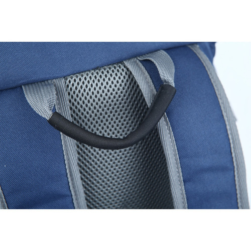 Mochila Camping 35 Litros, Color Celeste Diseño de la tela Diamond Ripstop