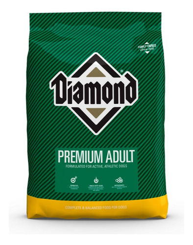 Alimento Diamond Premium Adult Dog, Bolsa De 6lbs/2.7kg