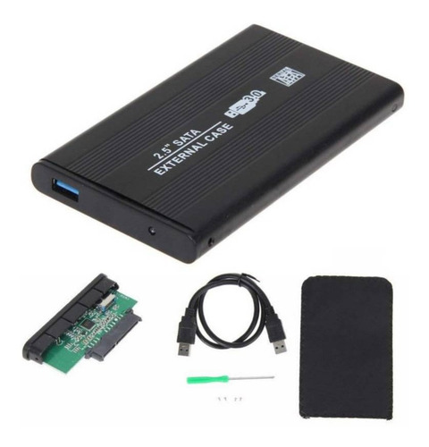 Imagen 4 de 5 de Case Cofre Disco Duro 2.5 Sata Usb 3.0 Aluminio Externo *