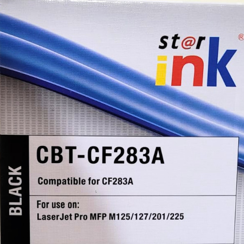 Toner 83a Cf283a Star Ink M125 M127 M201 M225 Tinta Black